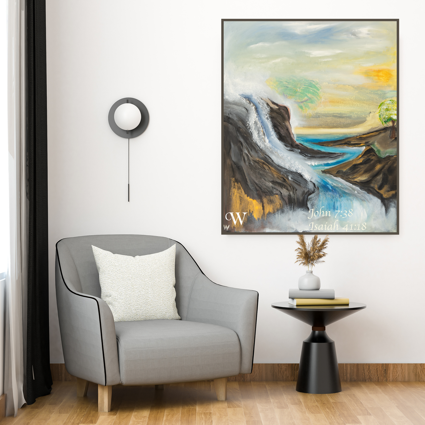Rivers of Living Waters - Art (Print, original available on request)