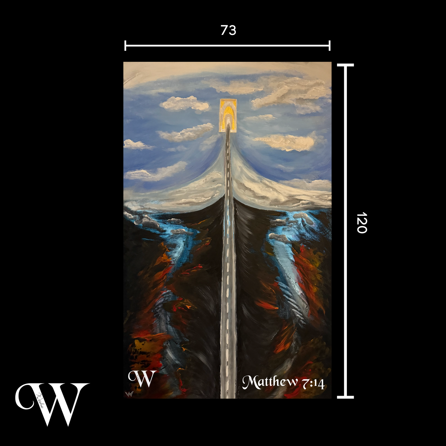 Narrow is the Way - Art (Print, original available on request)