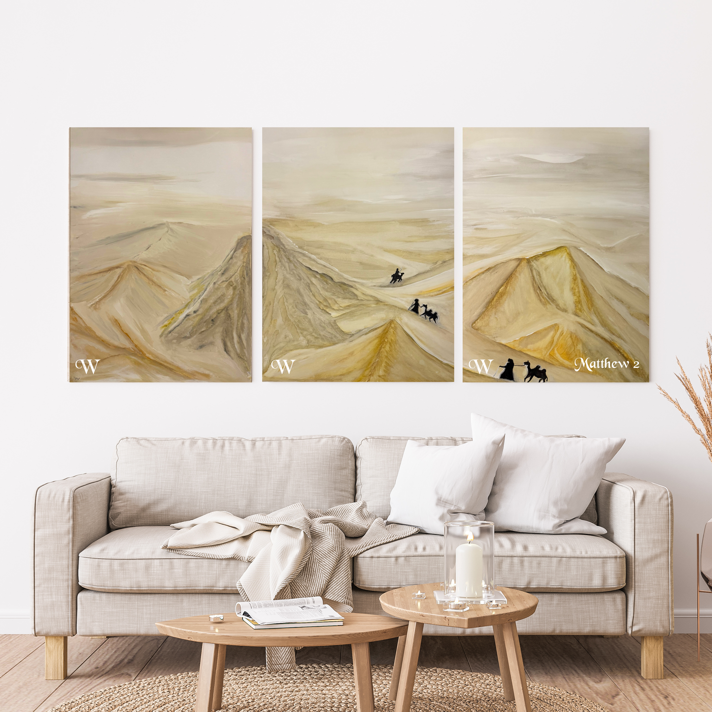 Three wise men - Art Print (original SOLD)