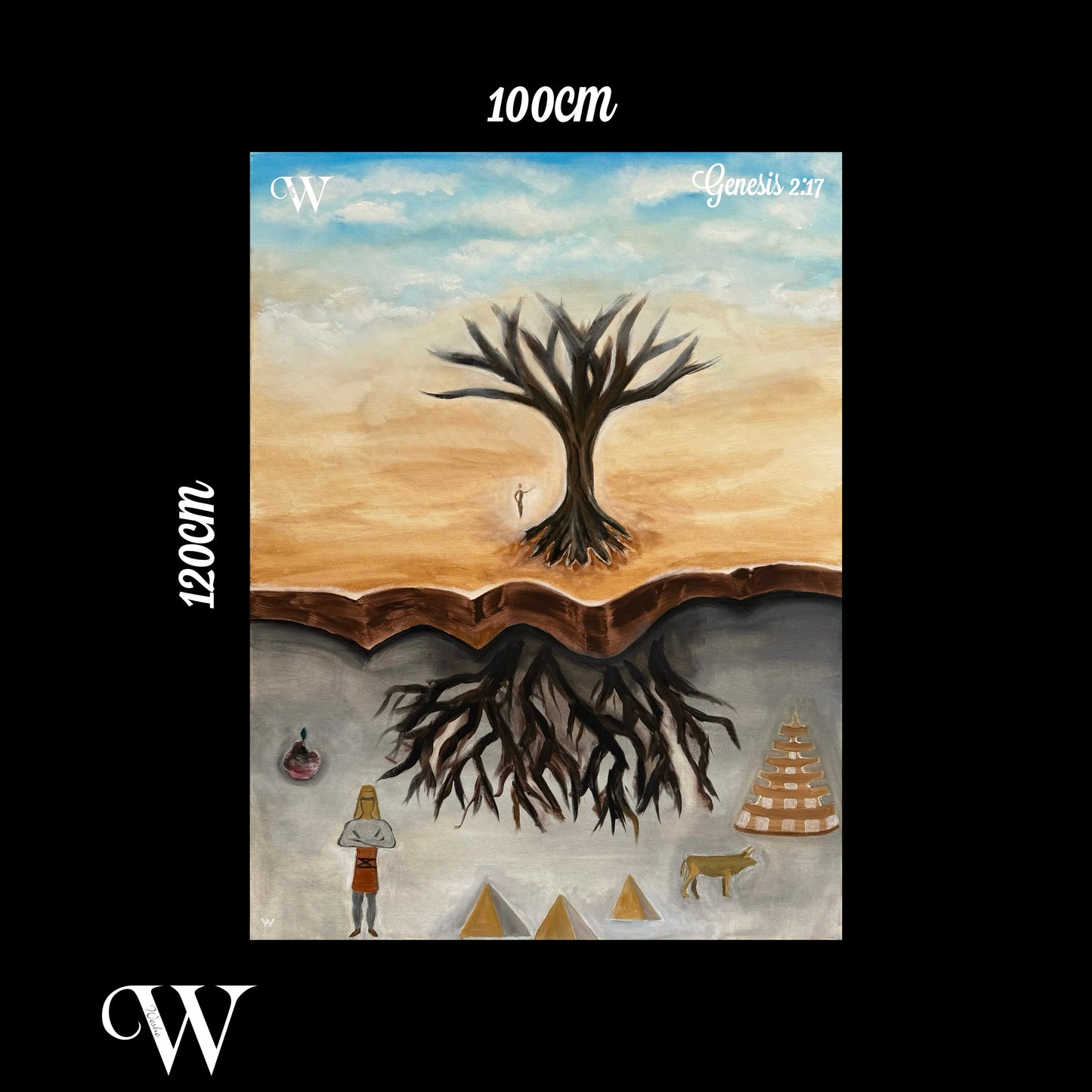 Tree Of Knoledge - Art (Print, original available on request)