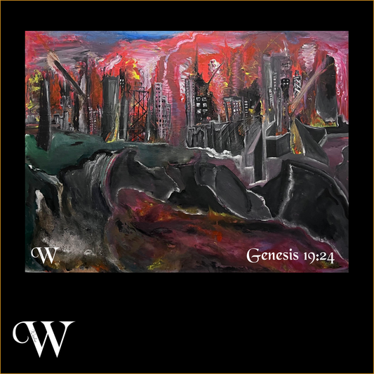 Sodom and Gomorrah - Art (Print, original available on request)