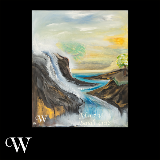 Rivers of Living Waters - Art (Print, original available on request)