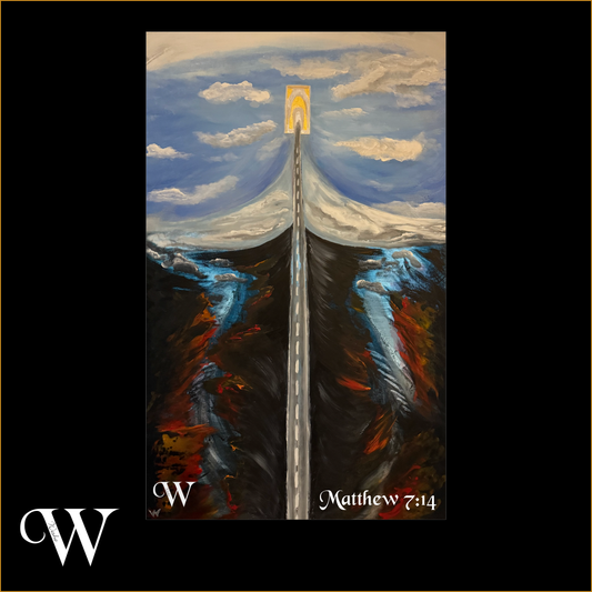 Narrow is the Way - Art (Print, original available on request)
