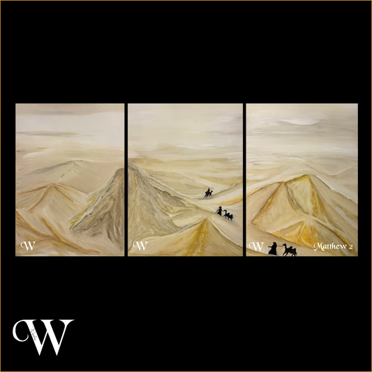 Three wise men - Art Print (original SOLD)