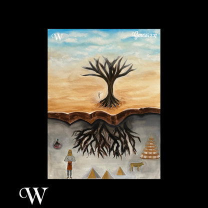 Tree Of Knoledge - Art (Print, original available on request)